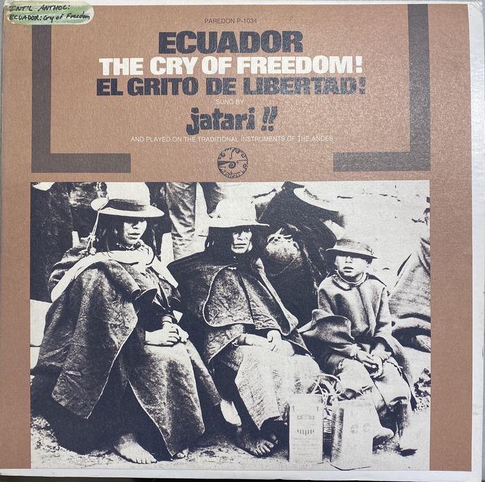Image of "Ecuador: The Cry for Freedom!" album cover.