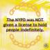NLG-NYC Reports: Habeas Corpus has NOT been suspended.