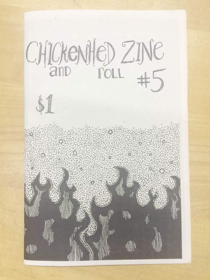 Cover page of Chickenhed Zine and Roll #5, IA.ITM1006