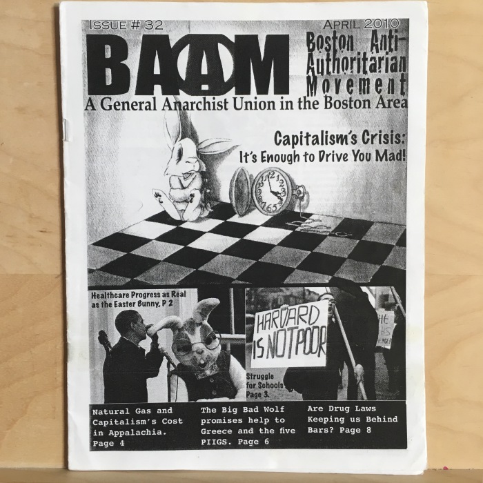 Front cover for Issue #32 (April 2010) of BAAM Newsletter